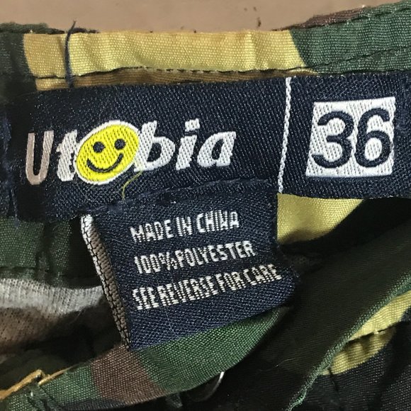 Army Camo Camouflage Fatigue Military Pants  Waist 36 - Picture 6 of 13